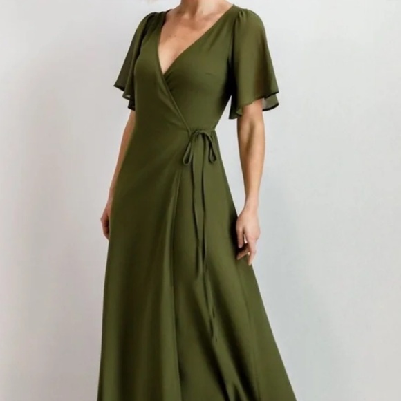 Baltic Born Olive Maxi Dress - Picture 1 of 8